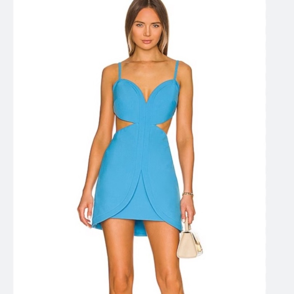 Alexis Blue Cut Out Butterfly Dress